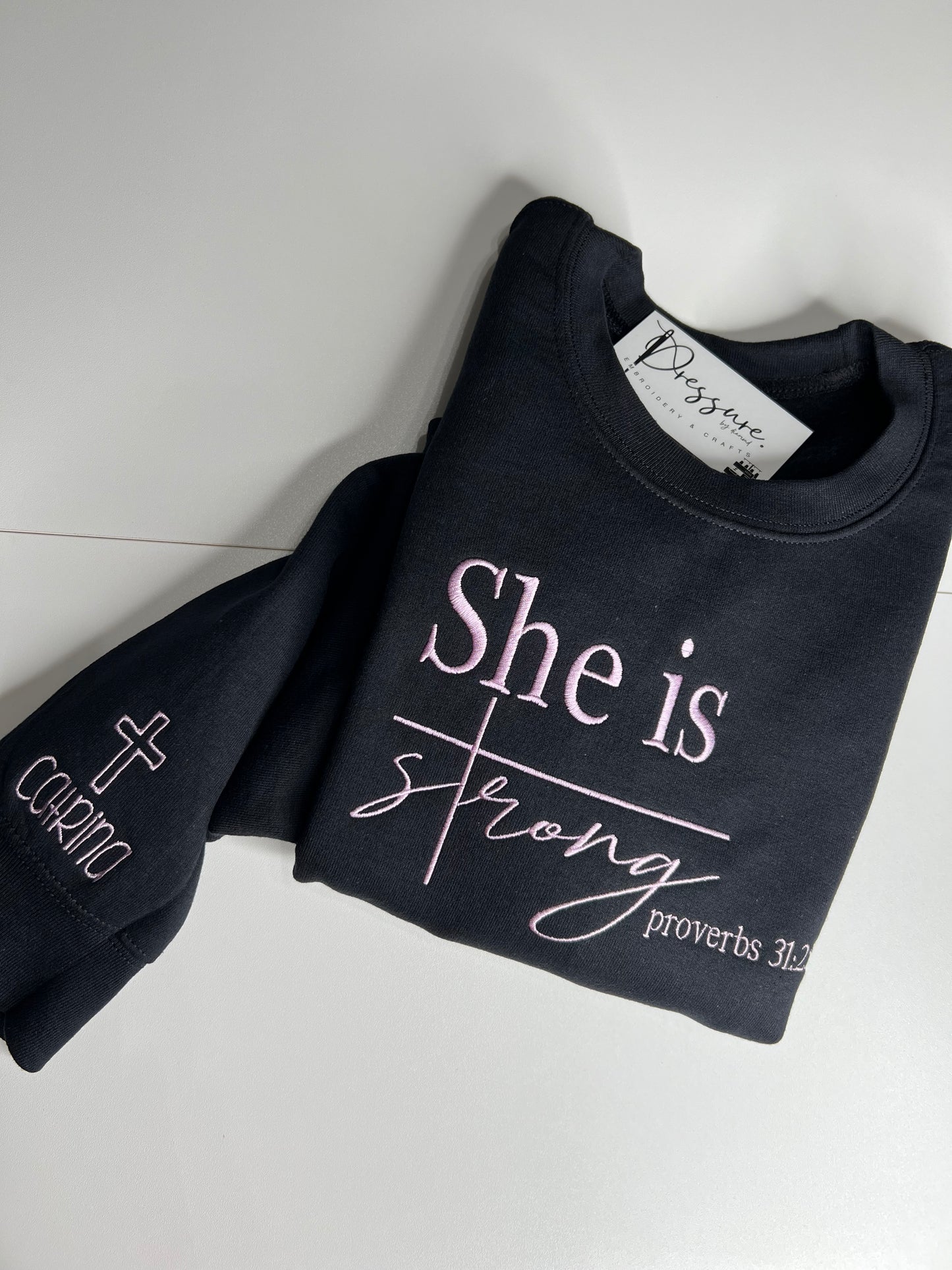 She is Strong Crewneck OR Tee